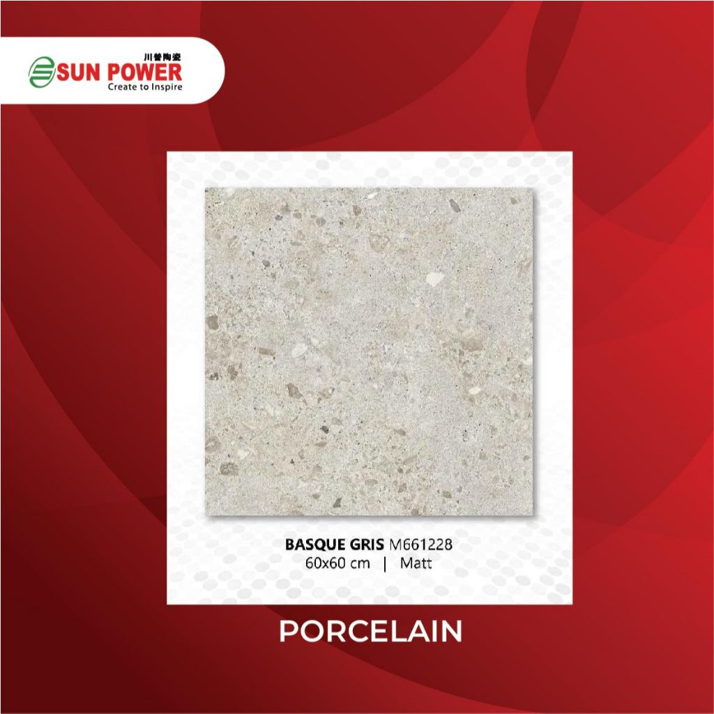 SUN POWER Basque Series 60x60 | 120x60 Matt - Granit Tiles Lantai & Dinding Sun Power Ceramics