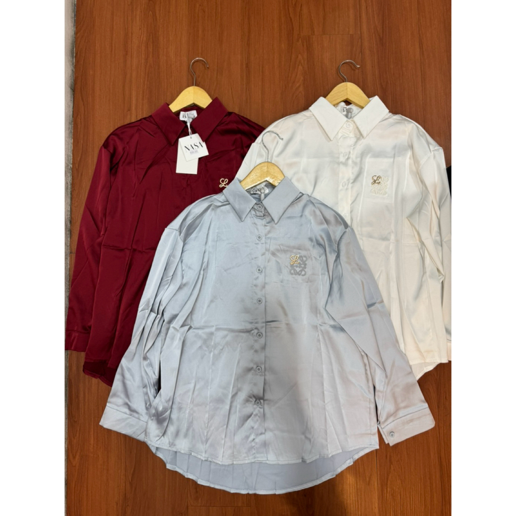 kemeja silk basic bkk