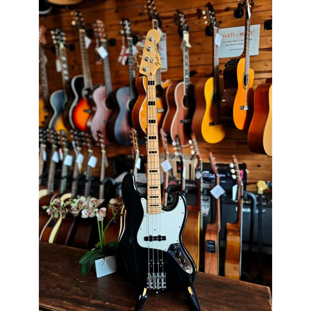 FENDER JAZZ BASS GEDDY LEE BLACK USED/FENDER JAZZ BASS GEDDY LEE BLACK USED