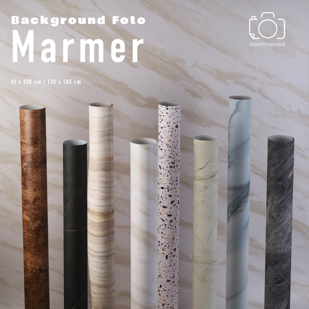 Background Foto Motif Marmer Alas Foto Gulungan PVC Waterproof Decosheet