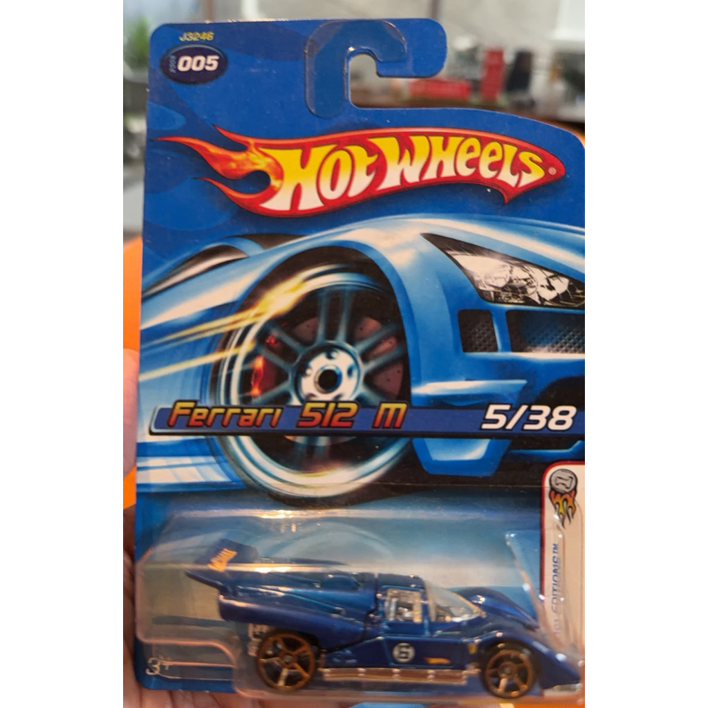Hotwheels Ferrari 512M BIru