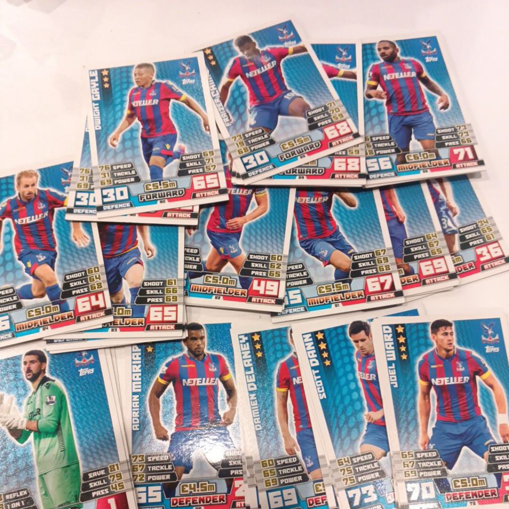 kartu bola match attax epl 2014/2015 Crystal Palace