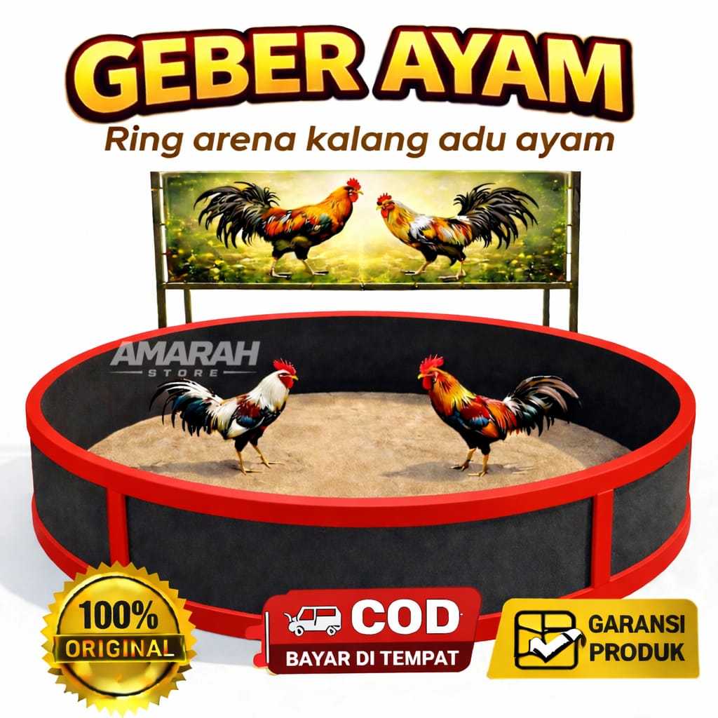 geber ring aduan ayam diameter 6 meter teba 2cm kalang arena adu ayam pentas aduan ayam tempat latih
