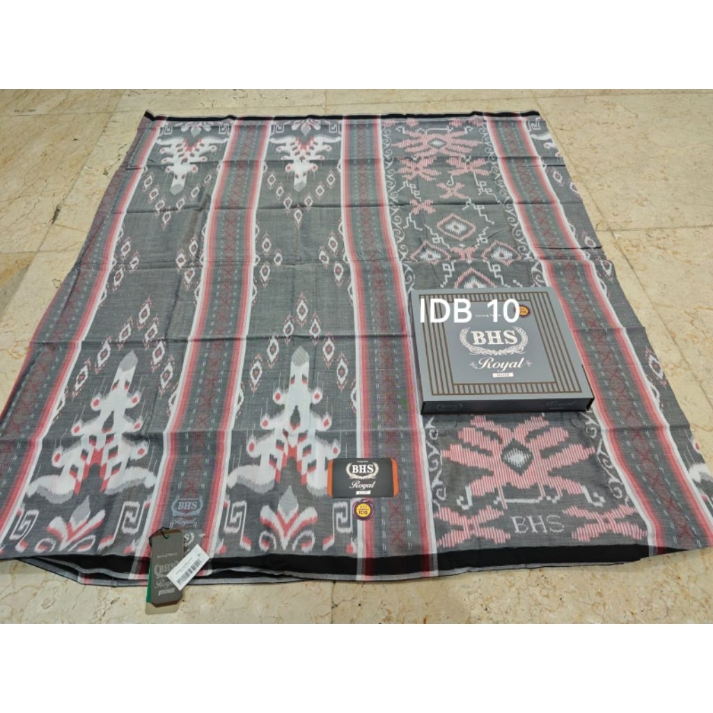 SARUNG BHS IDB MESRES  MESRES ROYAL grid SILVER,