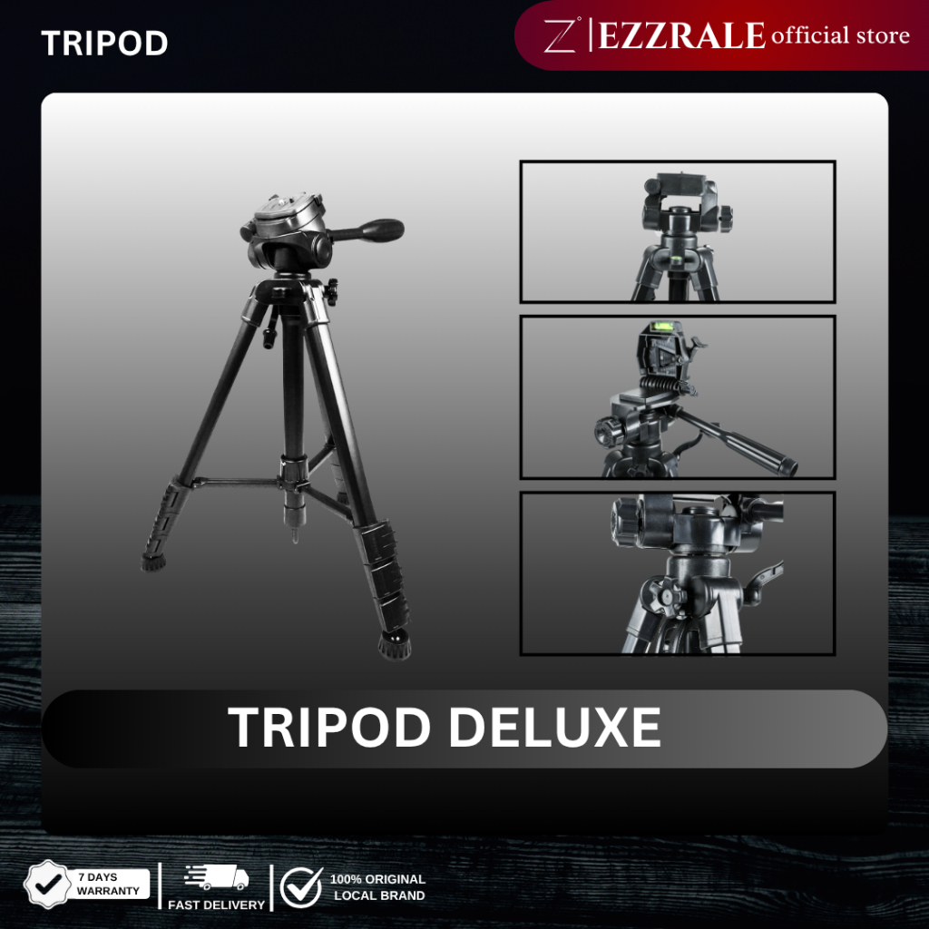 Ezzrale Deluxe Lightweight Video / Photo Tripod / Tripod Projector