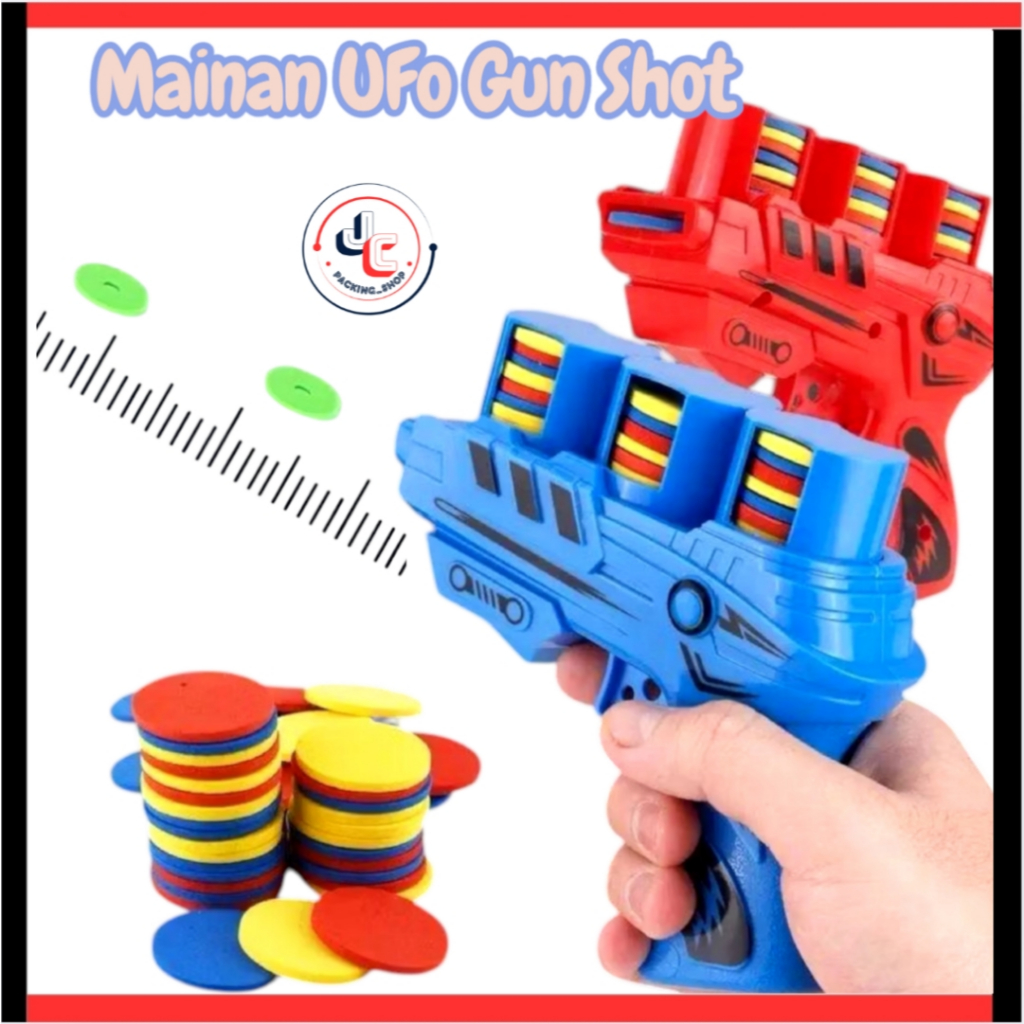 (JCP)Mainan Anak Ufo Gun Tmbkan /Mainan Ufo Gun Shot