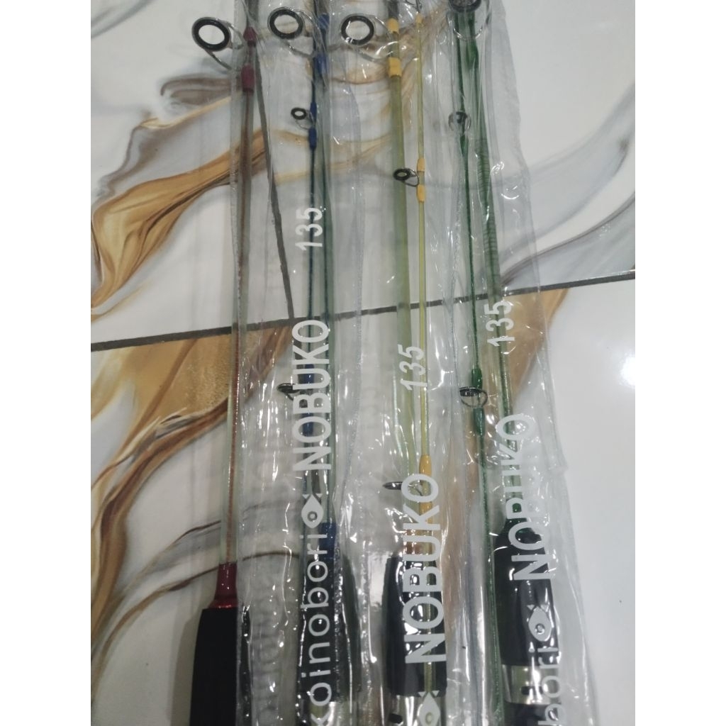 joran fiber transparan serat dalam + drat / baut koinobori nabuko 135 cm ( kuat dan cantik )