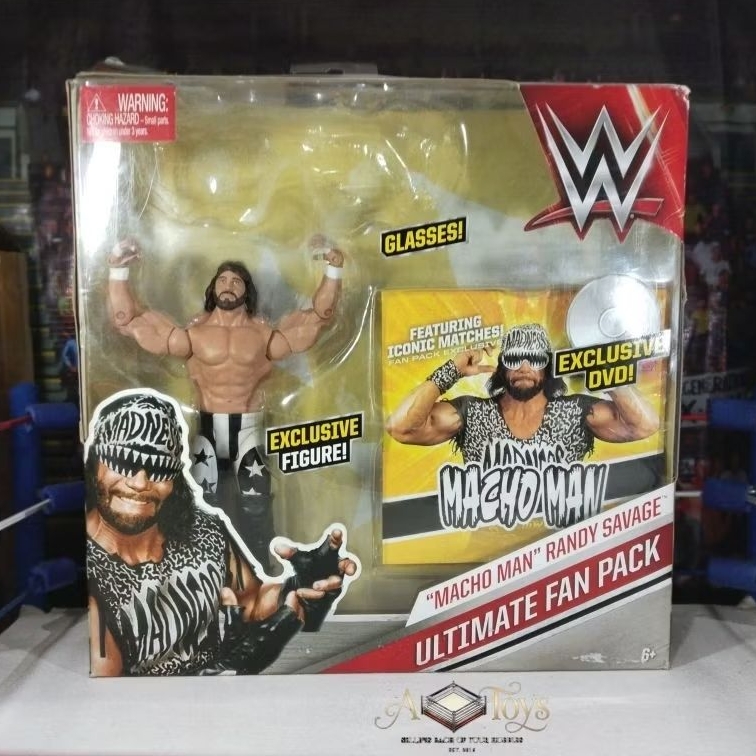 Action Figure WWE Macho Man Randy Savage - Ultimate Fan Figure Pack Basic Mattel