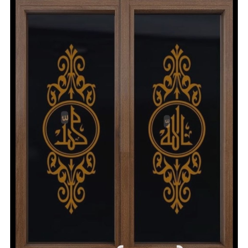 Jual murah stiker kaligrafi kaca masjid/ musholla