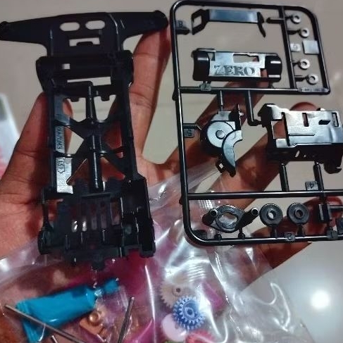 Tamiya Chasis Chassis Set Zero Pc Abs + Gearbox Zero + Gearset Zero