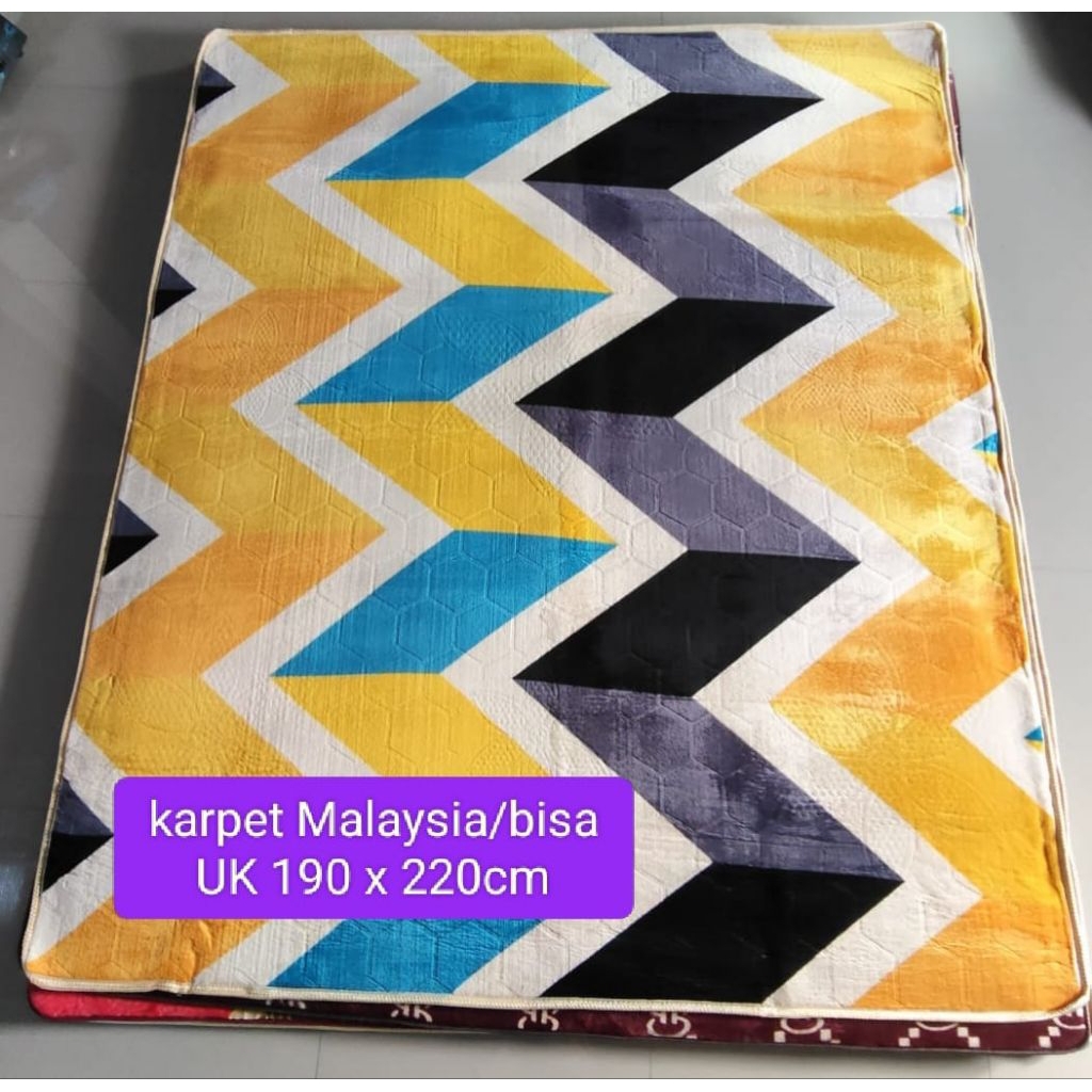 Karpet Malaysia Tebal dan Lembut 190 x 220