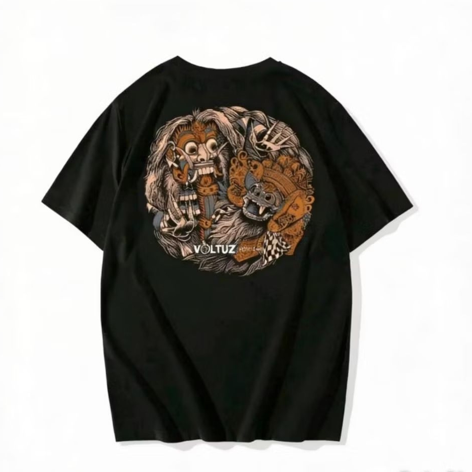 Kaos Distro Rangda Leak Bali Hot Promo - Kaos Distro Viral Bahan Nyaman Lembut