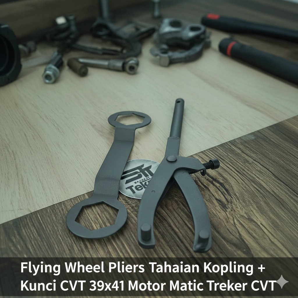 Kunci Treker CVT Tahanan dan Kunci Mur CVT 39 - 41 Paket Kunci Treker CVT Kunci Pully CVT