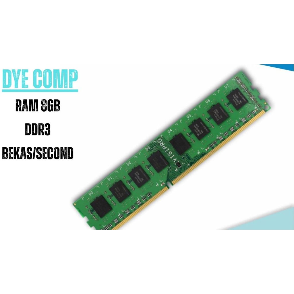RAM PC/KOMPUTER 8GB DDR 3 BEKAS