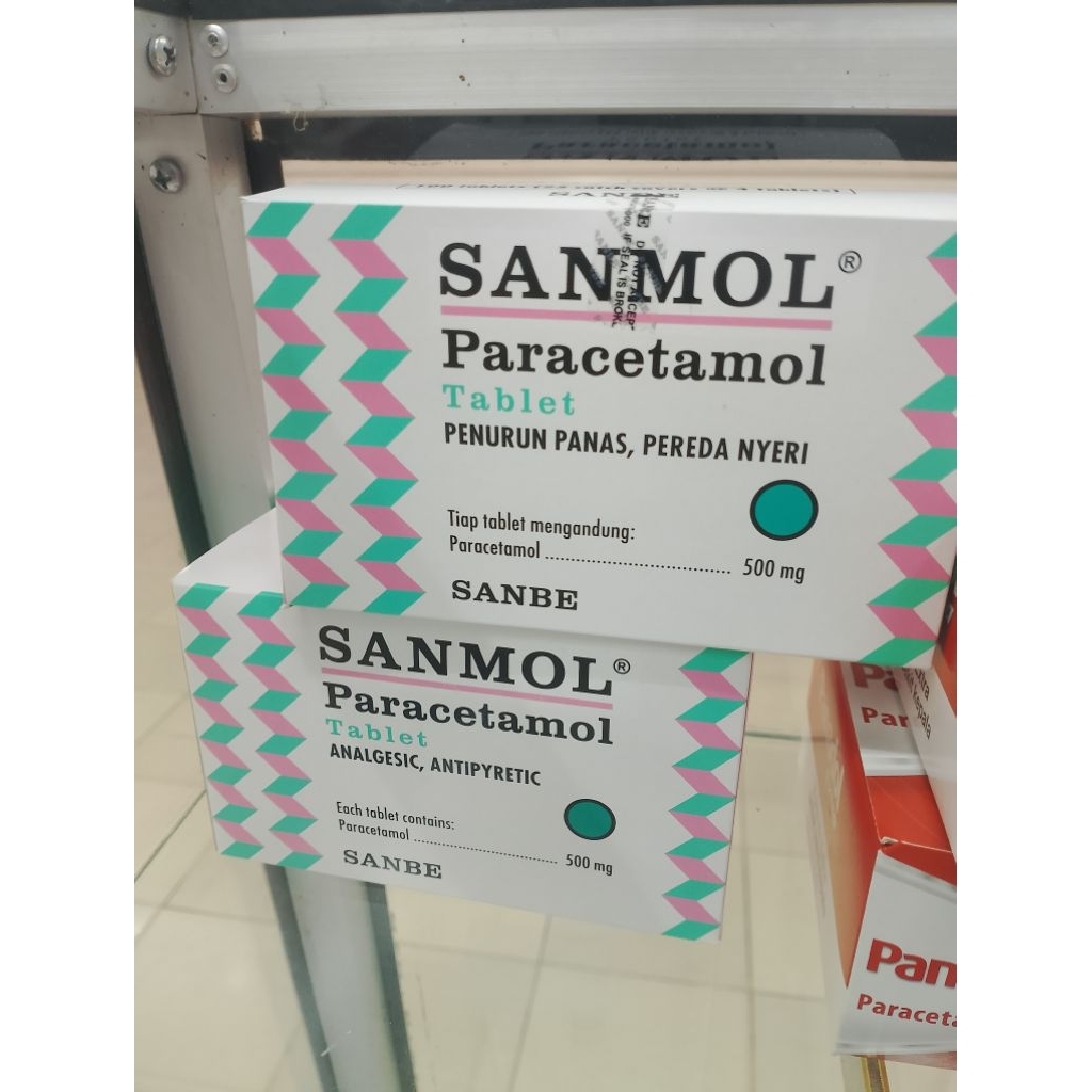 SANMOL 500mg parasetamol tablet obat panas