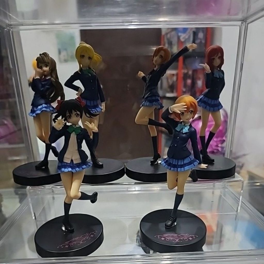 Love live seifuku ver Original no box figures, kotori, eli ayase, honoka, maki, nico, rin