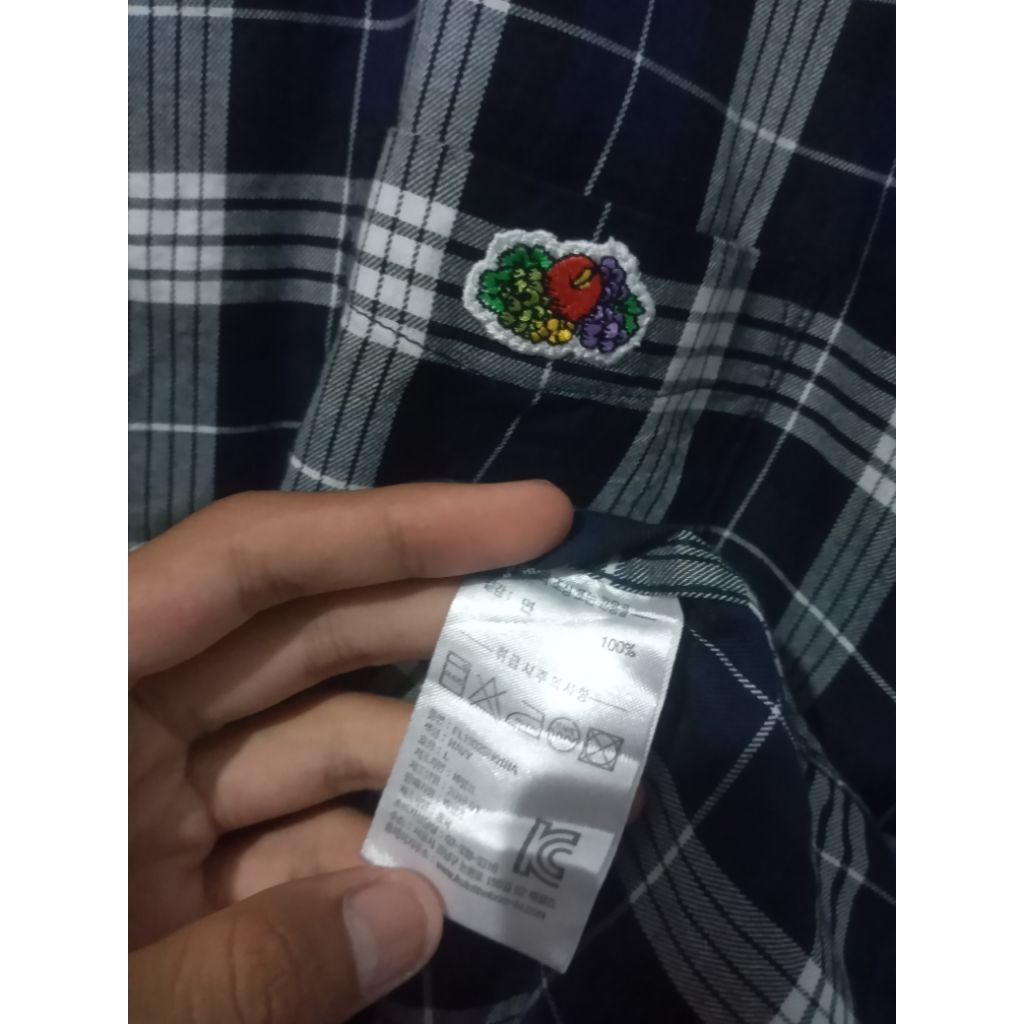Kemeja Flanel vintage Fruit of the Loom