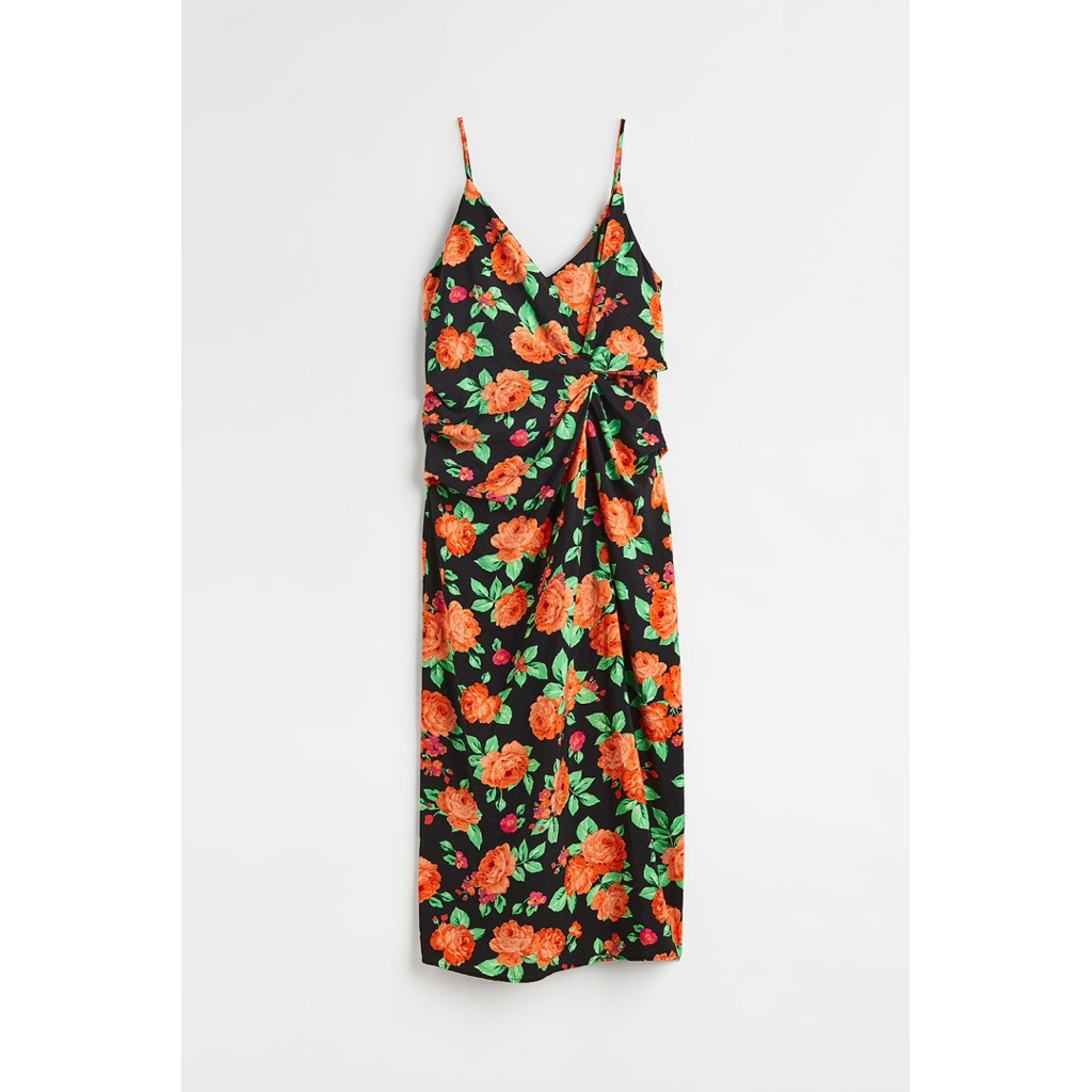 Dress Floral Black HM
