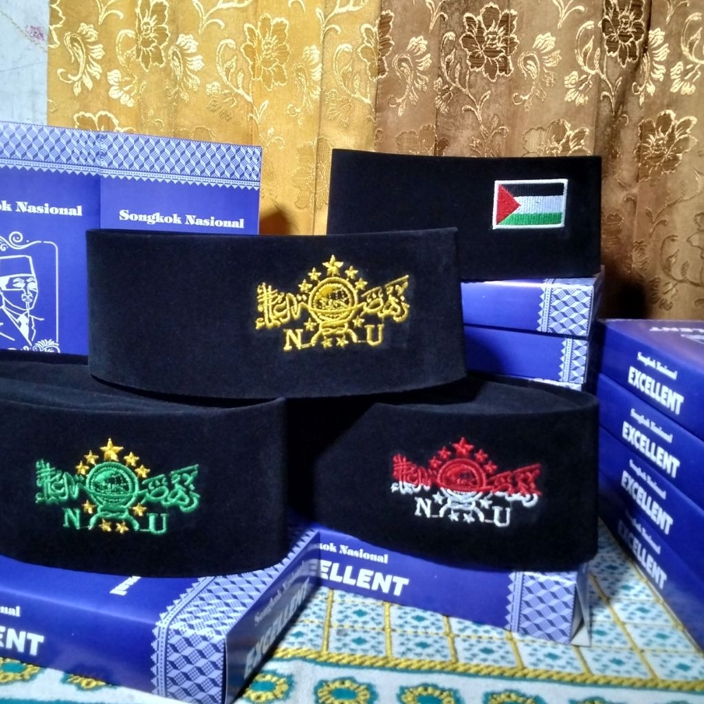 Peci Songkok Logo Bordir Menerima Pesanan Untuk Madrasah/ Pesantren dan Komunitas