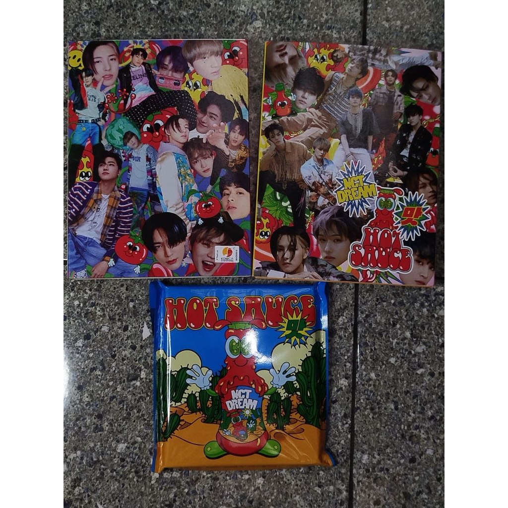 [Unsealed] NCT Dream Album Hot Sauce 1st length album Photobook (Crazy & Chilling ver.) & Jewel Case