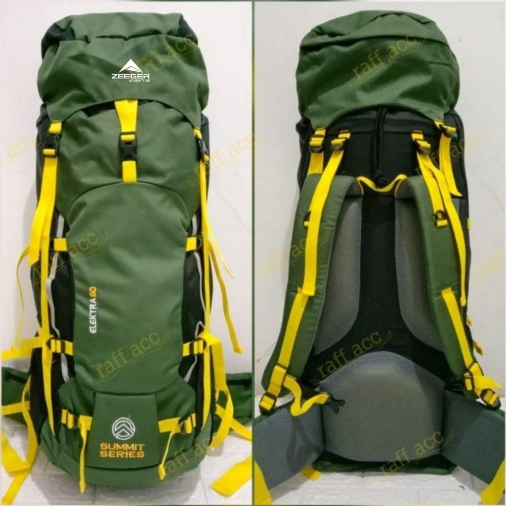 Tas Ransel Backpack Carrier 60 Liter Frame Fiber Tas Hiking Tas Camping
