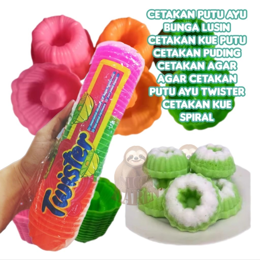 Cetakan Putu Ayu  Bunga Lusin Cetakan Kue Putu Cetakan Puding Cetakan Agar Agar cetakan Putu Ayu Twi