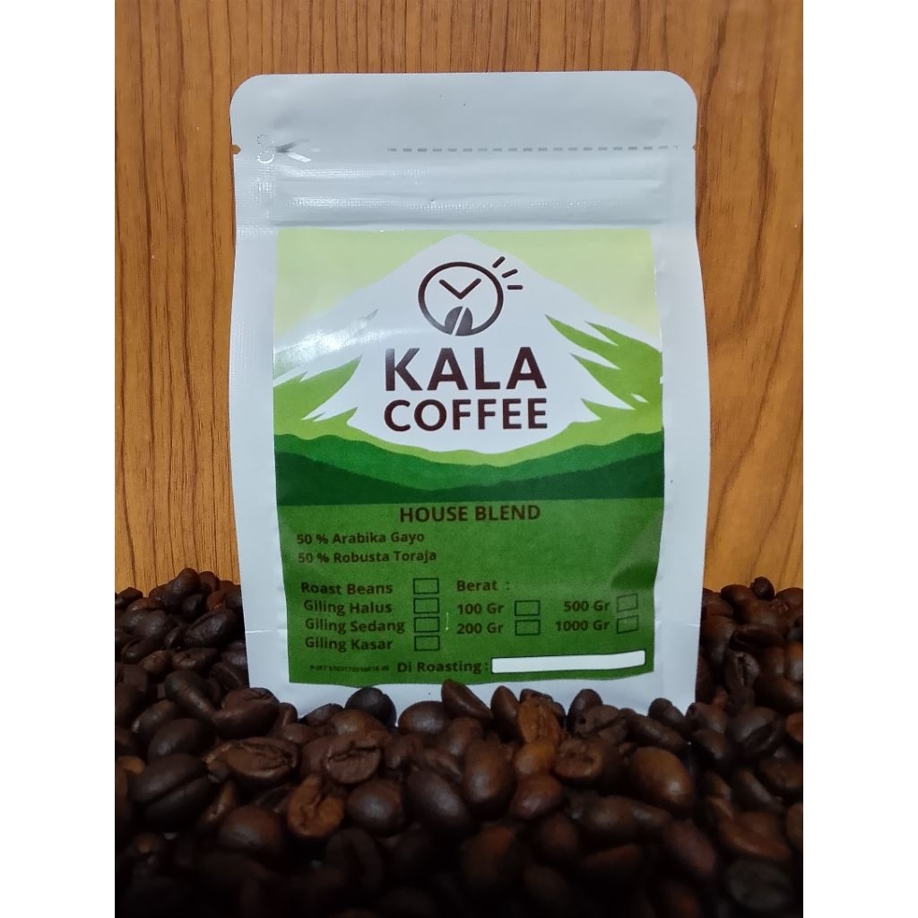 House Blend 50% Arabika Gayo dan 50% Robusta Toraja