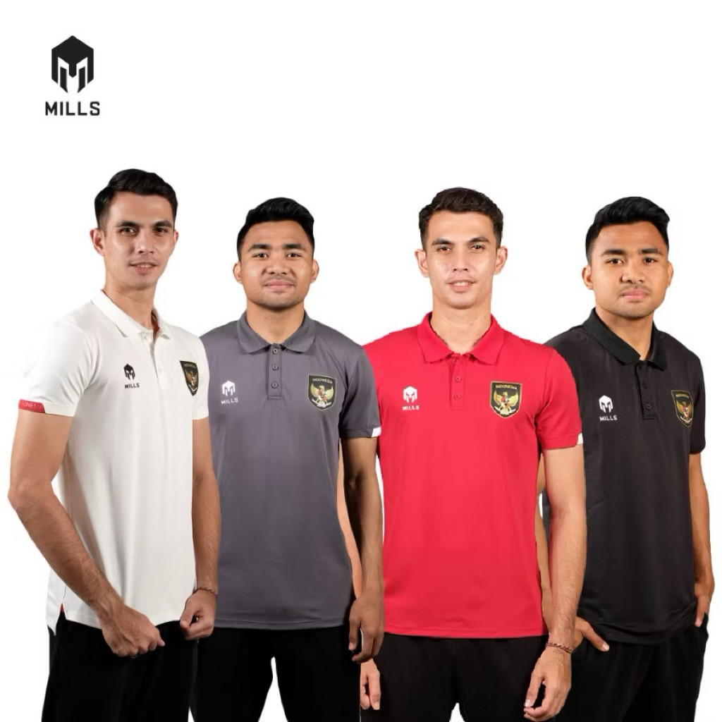 MILLS MILLS TIMNAS INDONESIA POLOSHIRT 17027INA original