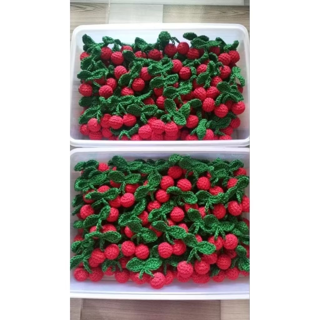 aplikasi rajut cherry 3D