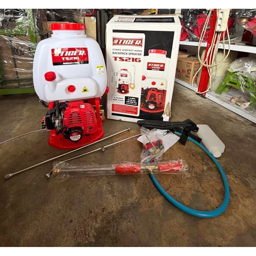 MESIN SPRAYER SEMPROT HAMA 15L TIGER 2TAK / mesin semprotan hama tiger 2tak sprayer hama