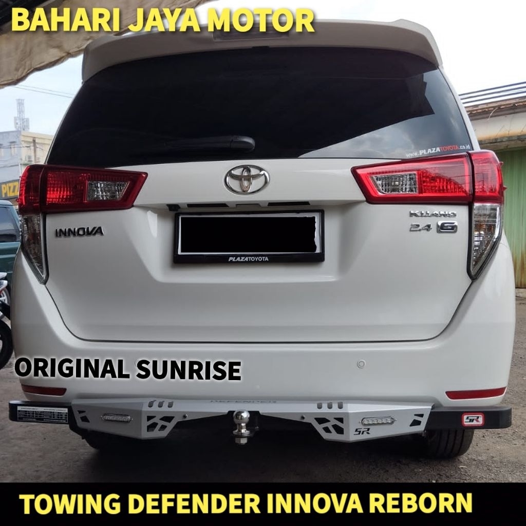 TOWING BUMPER BELAKANG INNOVA REBORN MODEL ORIGINAL DEFENDER SUNRISE