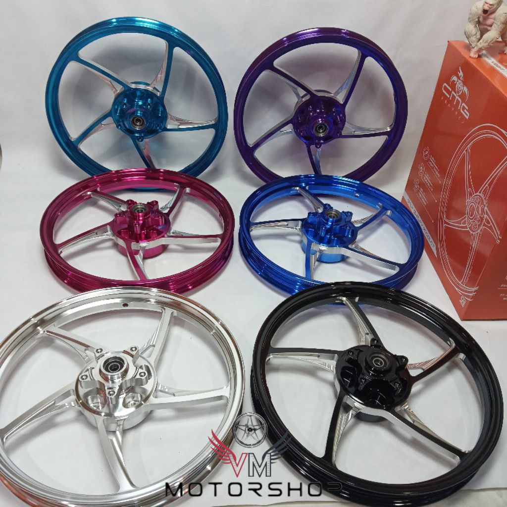 VELG CMG KZR RING 17 MX KING DND ORIGINAL CNC RACING 160x17 160x17 MX KING RING 17