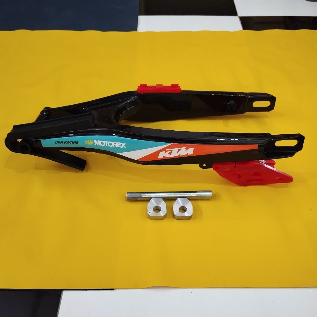 SWING ARM REPLIKA KTM PNP CRF KLX DTRACKER // ARM REPLIKA KTM SET KARET PLUS TENSIONER MODEL KTM CRF