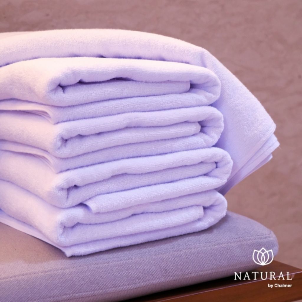 Handuk Hotel Bintang 5 Original Chalmer 560 gsm Cotton 100% Ukuran 70 x 140 cm / Handuk Travel Hotel