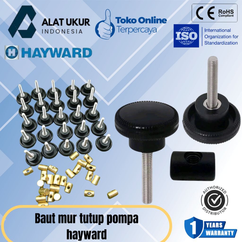 Baut mur tutup pompa hayward super pump Mur baut Hayward Super pump