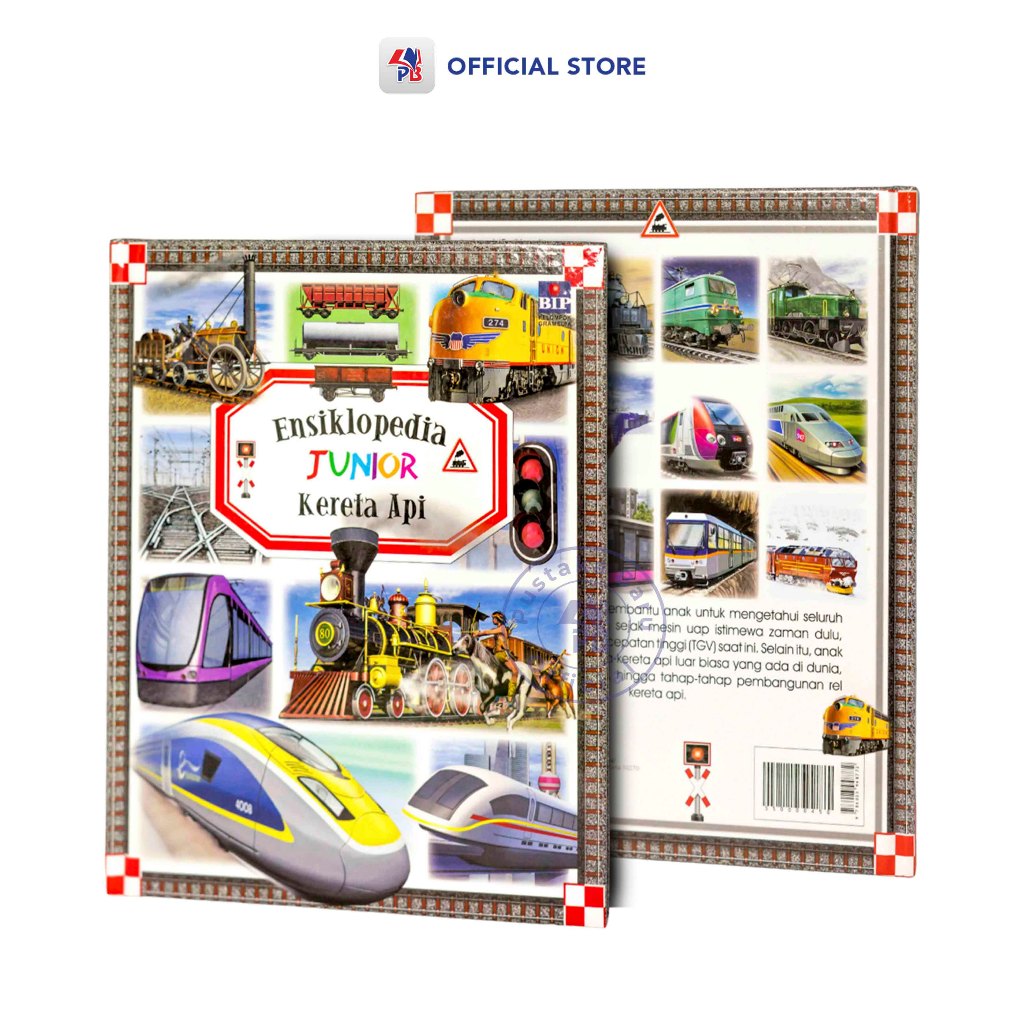 Buku Ensiklopedia Anak / Ensiklopedia Junior Kereta Api – Hard Cover / GRAMEDIA