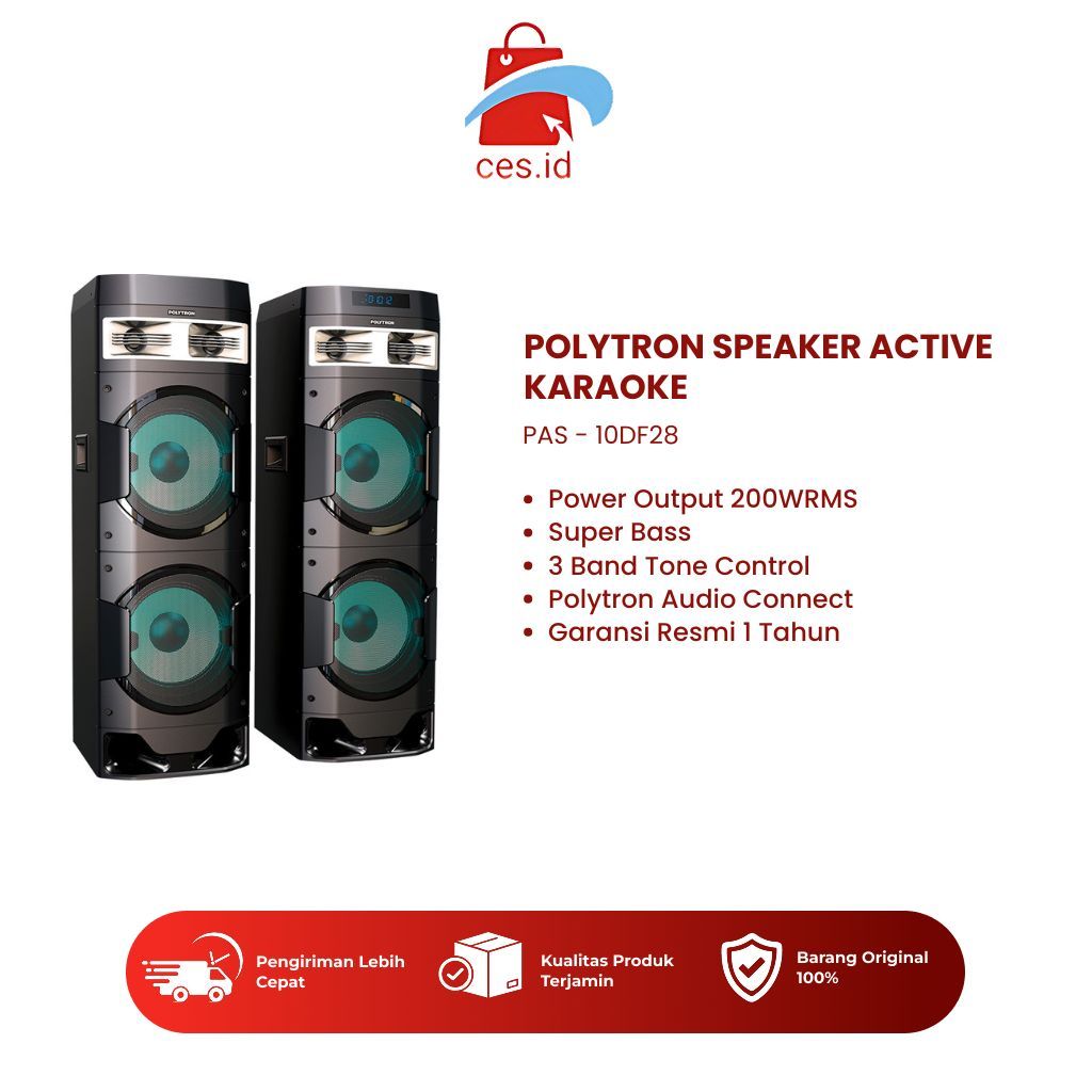 POLYTRON SPEAKER ACTIVE BLUETOOTH PAS - 10D28 / 10DF28