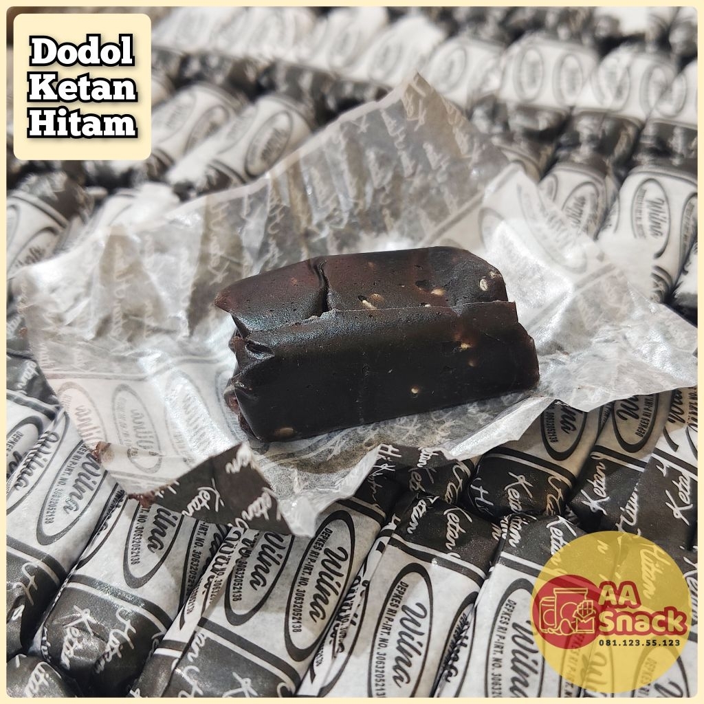 Dodol KTH Wijen (Ketan Hitam)