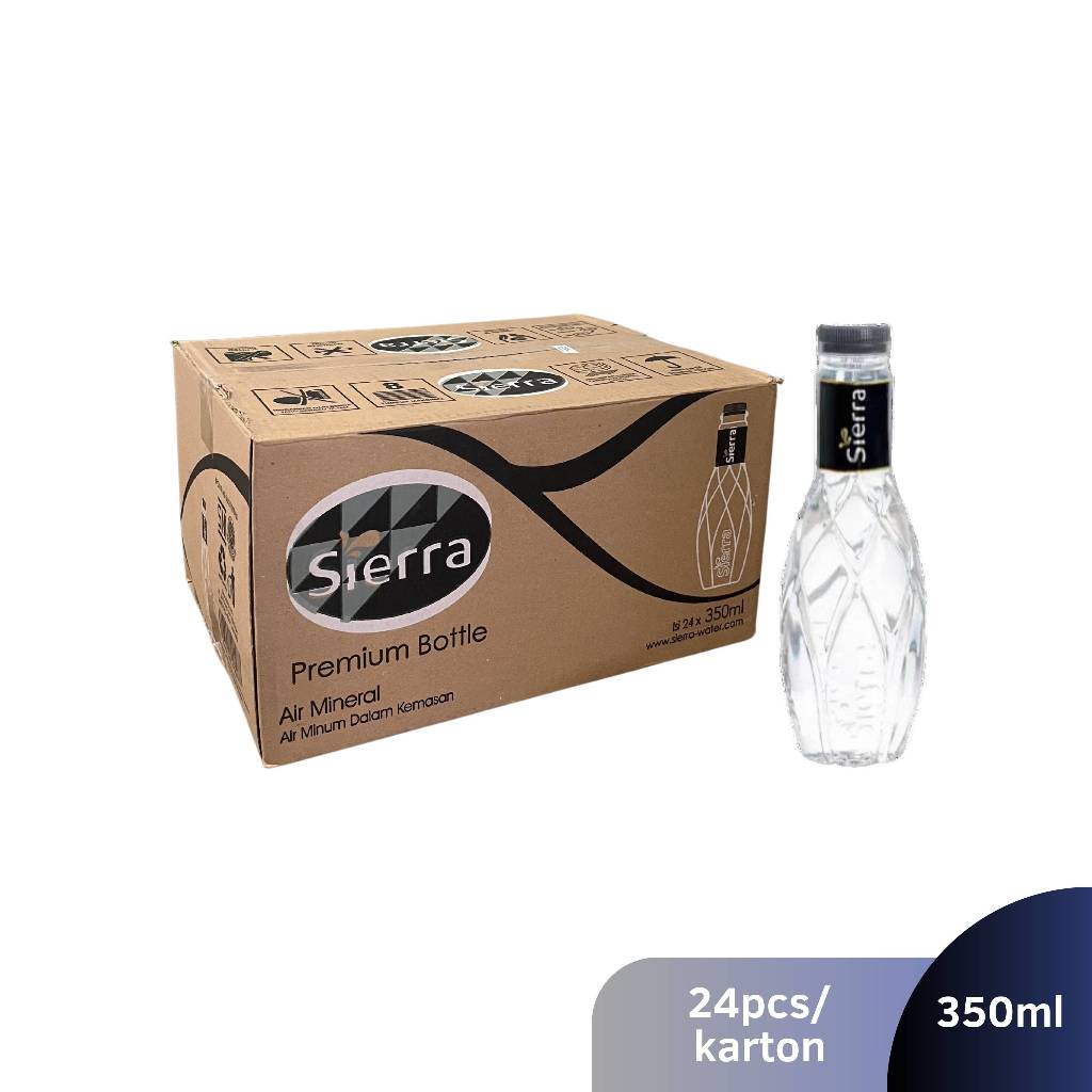 Sierra Signature 350ml x 24pcs [Karton] - Air Mineral Botol Premium