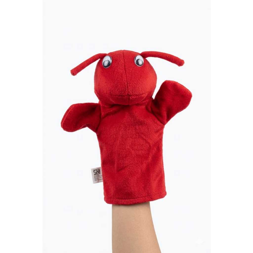 Boneka Tangan Karakter Animal Semut Merah
