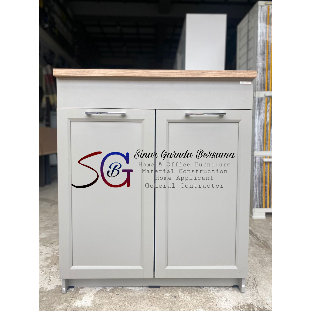 LEMARI DAPUR BAWAH 2 PINTU BISA CUSTOM PENAMBAHAN SINK / KOMPOR TANAM / KITCHEN SET PREMIUM AVANTI S