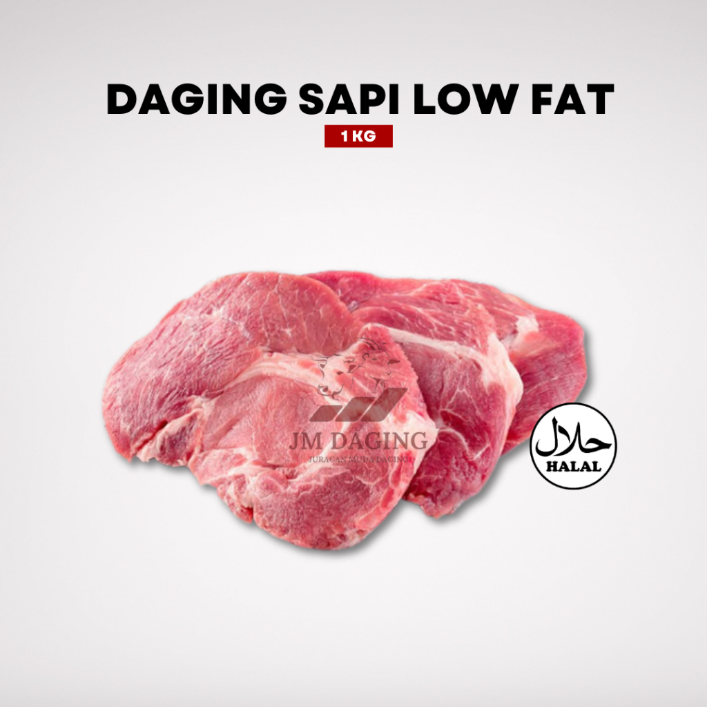 Daging Sapi Rendang Low Fat Rendah Lemak Less Fat Halal 1kg Tangerang
