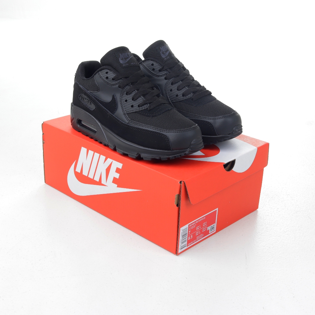 (MARKET) Sepatu Sneakers Nike Air Max 90 Triple Black