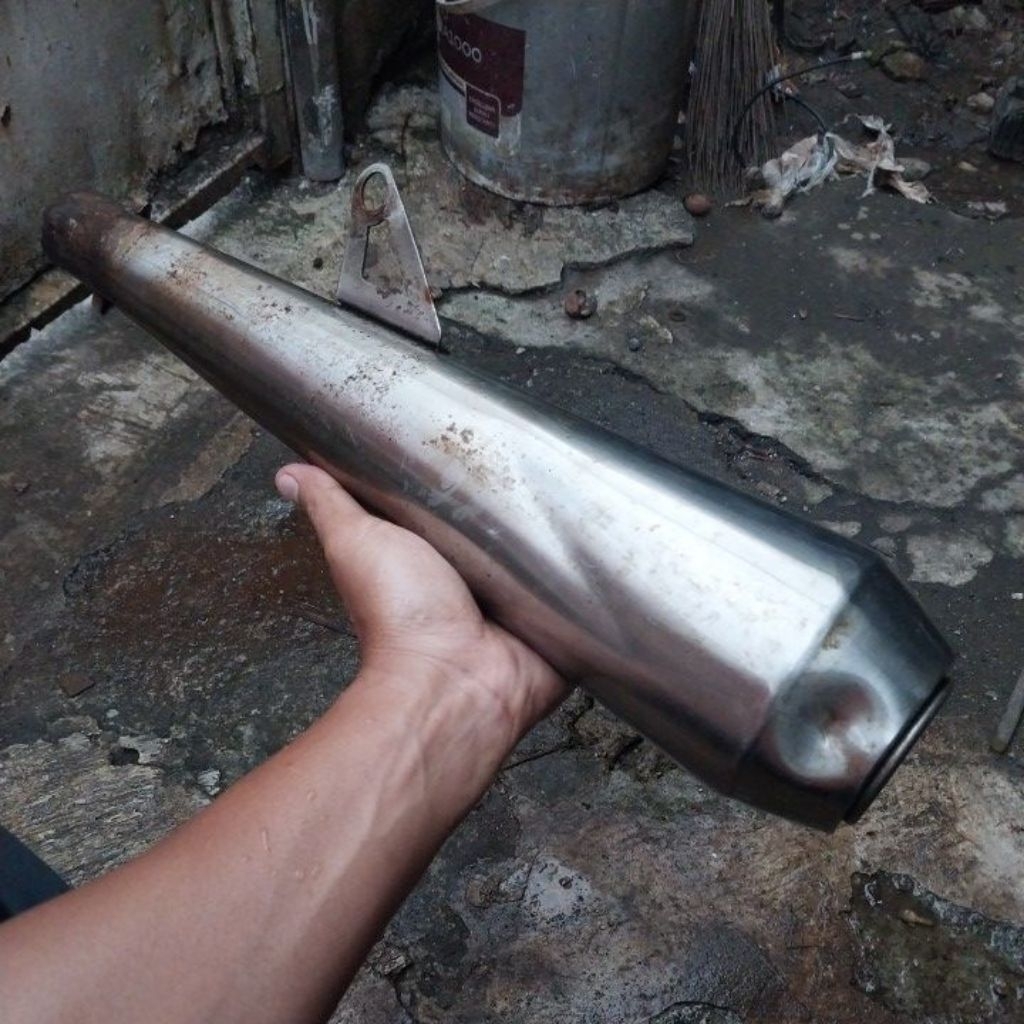 Silincer Silencer Knalpot Stanlis Motor Custom Japstyle Caferacer Scrambler Copotan Bagus Murah Jack
