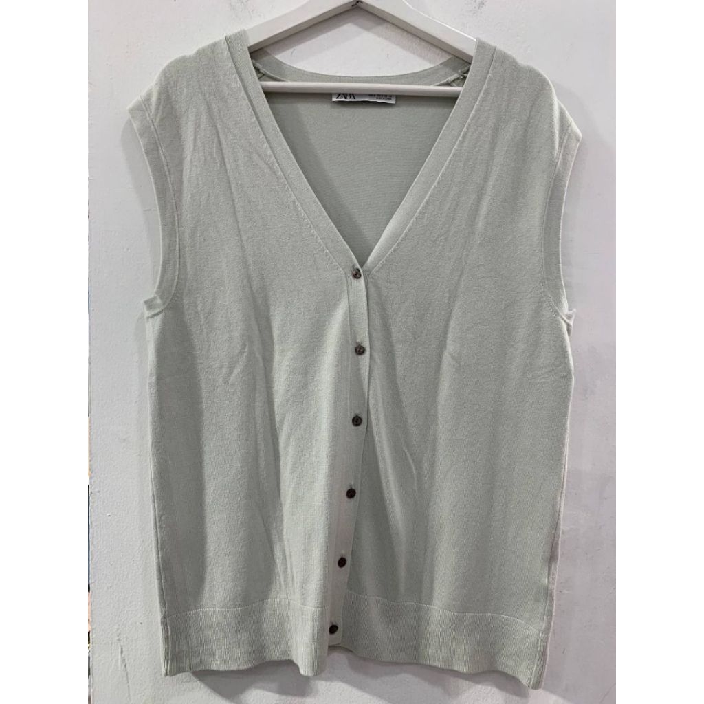 ZARA Grey Knit Vest