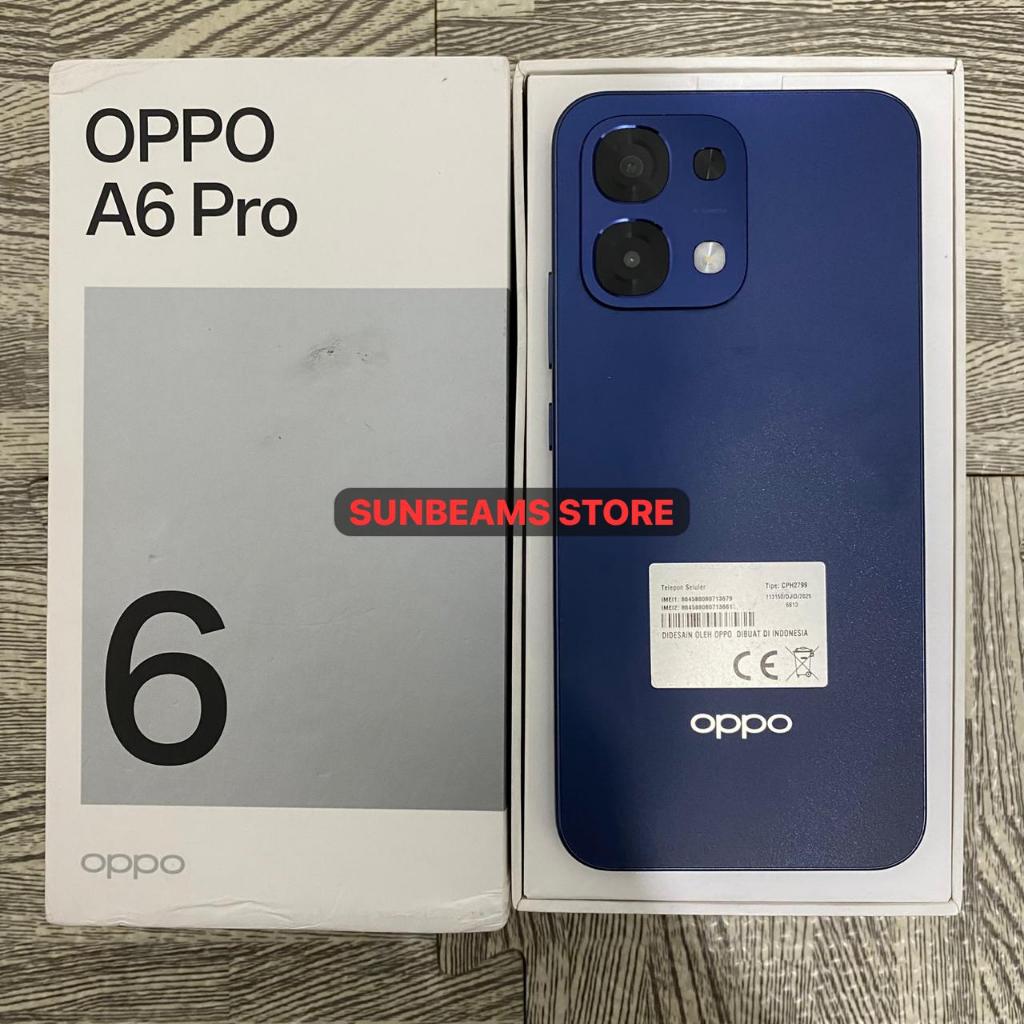 Oppo A6 Pro 4G 8/256 Second Fullset Bekas Resmi