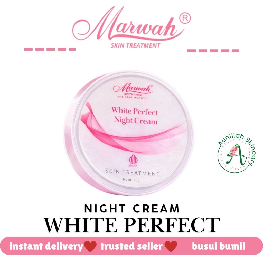 Marwah Skincare Paket Perfect White Night Cream