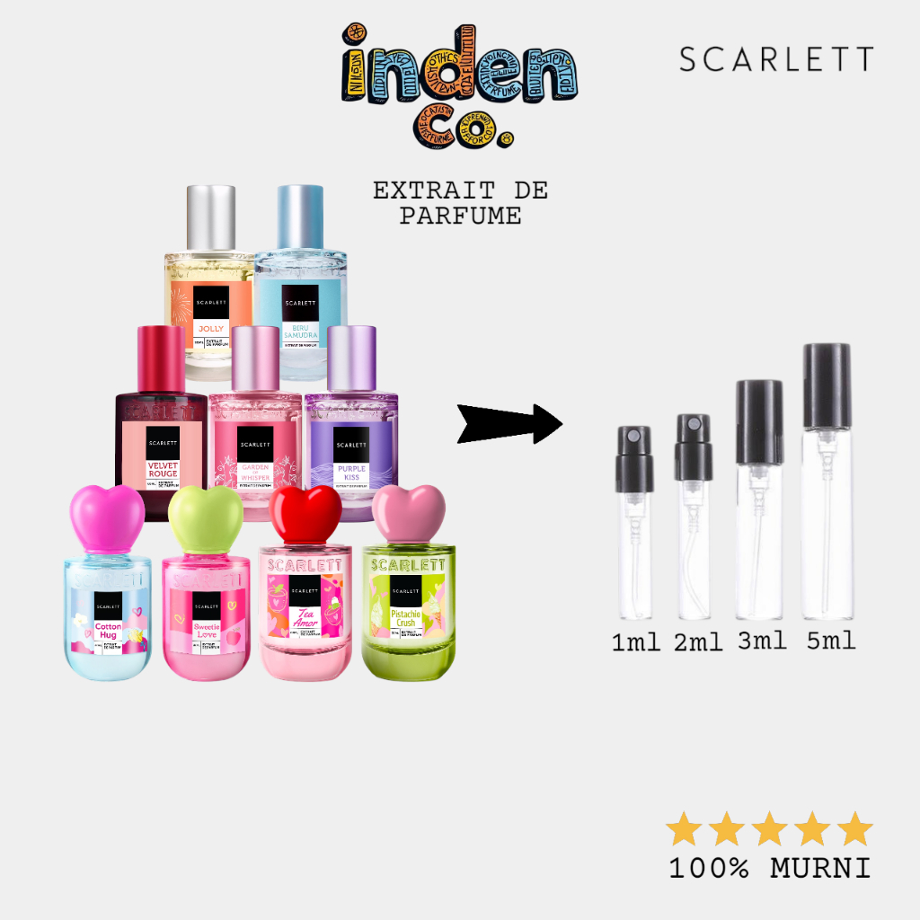 SCARLETT WHITENING Extrait de Parfume Collections Decant/Tester Share in Jar 100% Original