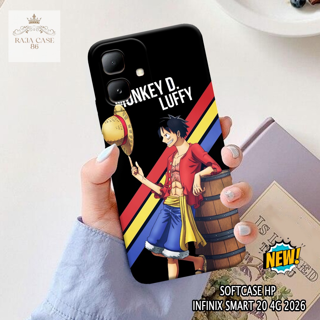 Case Infinix Smart 20 4g 2026 - Rajacase - casing Infinix Smart 20 - Motif case ANIME - Pelindung ha