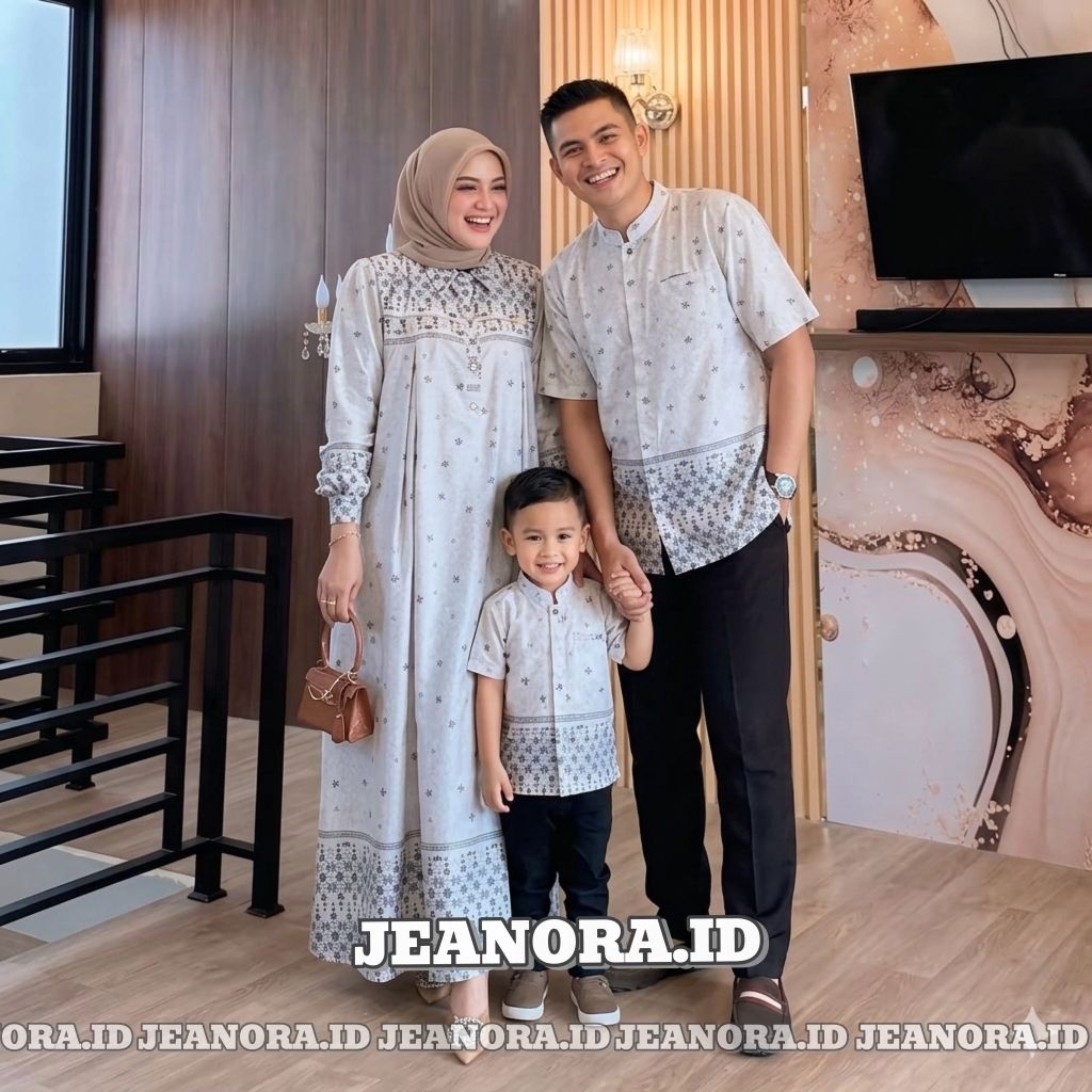 Baju Keluarga Couple Gamis Kemeja Ayah Ibu Anak Sarimbit Couple Keluarga Lebaran 2027 Family Set Baj